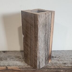 Rustic Barn Wood Vase